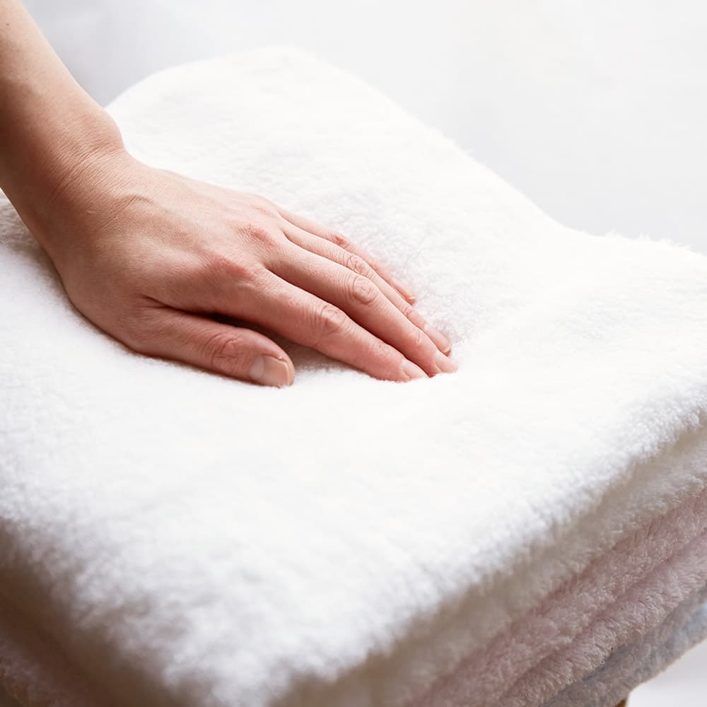 タオルの手ざわり