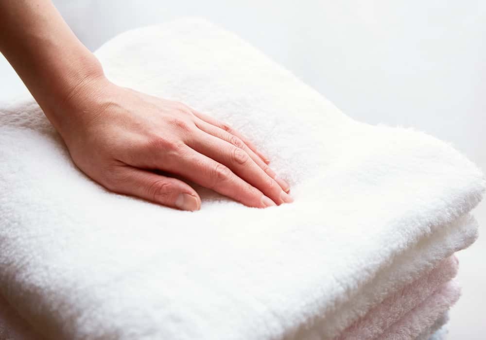 初めてタオルにふれたとき